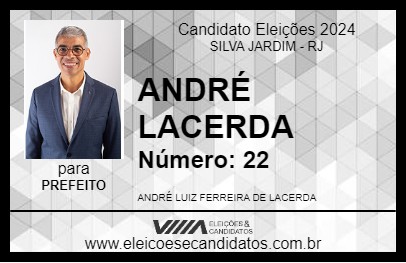 Candidato ANDRÉ LACERDA 2024 - SILVA JARDIM - Eleições