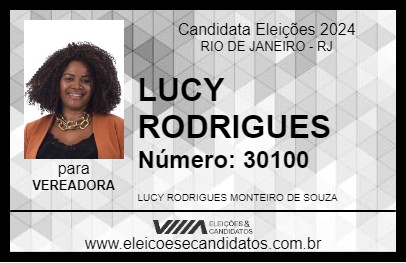 Candidato LUCY RODRIGUES 2024 - RIO DE JANEIRO - Eleições