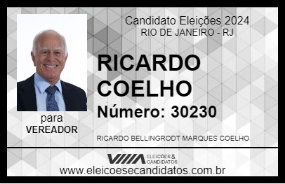 Candidato RICARDO COELHO 2024 - RIO DE JANEIRO - Eleições