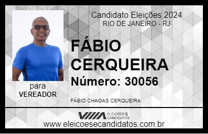 Candidato FÁBIO CERQUEIRA 2024 - RIO DE JANEIRO - Eleições