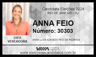 Candidato ANNA FEIO 2024 - RIO DE JANEIRO - Eleições