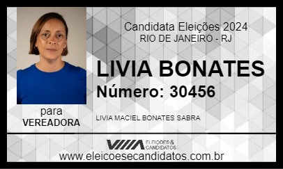 Candidato LIVIA BONATES 2024 - RIO DE JANEIRO - Eleições