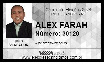 Candidato ALEX FARAH 2024 - RIO DE JANEIRO - Eleições