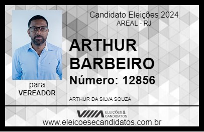 Candidato ARTHUR BARBEIRO 2024 - AREAL - Eleições