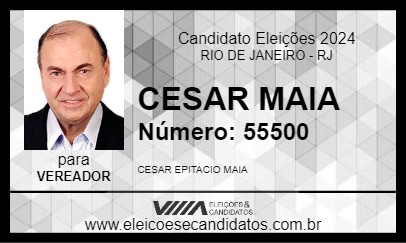 Candidato CESAR MAIA 2024 - RIO DE JANEIRO - Eleições