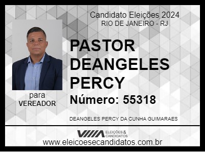 Candidato PASTOR DEANGELES PERCY 2024 - RIO DE JANEIRO - Eleições