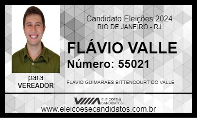 Candidato FLÁVIO VALLE 2024 - RIO DE JANEIRO - Eleições