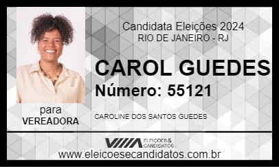 Candidato CAROL GUEDES 2024 - RIO DE JANEIRO - Eleições