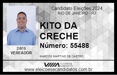 Candidato KITO DA CRECHE 2024 - RIO DE JANEIRO - Eleições