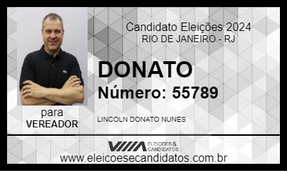 Candidato DONATO 2024 - RIO DE JANEIRO - Eleições