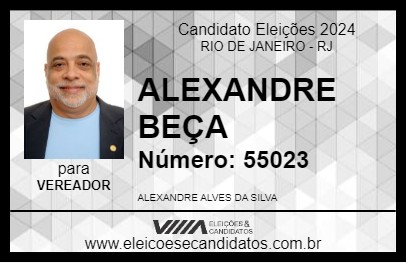 Candidato ALEXANDRE BEÇA 2024 - RIO DE JANEIRO - Eleições