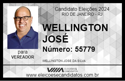 Candidato WELLINGTON JOSÉ 2024 - RIO DE JANEIRO - Eleições