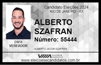 Candidato ALBERTO SZAFRAN 2024 - RIO DE JANEIRO - Eleições