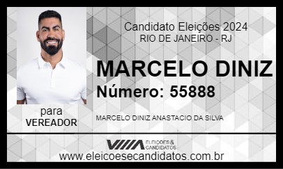 Candidato MARCELO DINIZ 2024 - RIO DE JANEIRO - Eleições