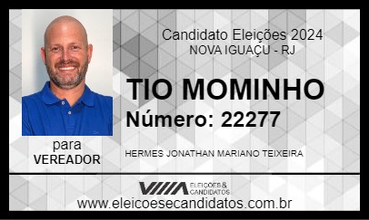 Candidato TIO MIMINHO 2024 - NOVA IGUAÇU - Eleições