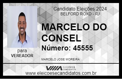 Candidato MARCELO DO CONSEL 2024 - BELFORD ROXO - Eleições