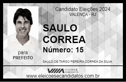 Candidato SAULO CORREA 2024 - VALENÇA - Eleições