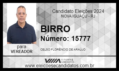 Candidato BIRRO 2024 - NOVA IGUAÇU - Eleições