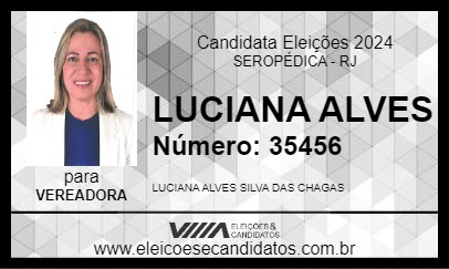 Candidato LUCIANA ALVES 2024 - SEROPÉDICA - Eleições