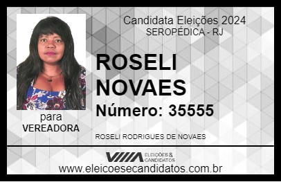 Candidato ROSELI NOVAES 2024 - SEROPÉDICA - Eleições