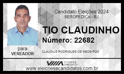 Candidato TIO CLAUDINHO 2024 - SEROPÉDICA - Eleições