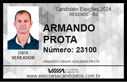 Candidato ARMANDO PROTA 2024 - RESENDE - Eleições