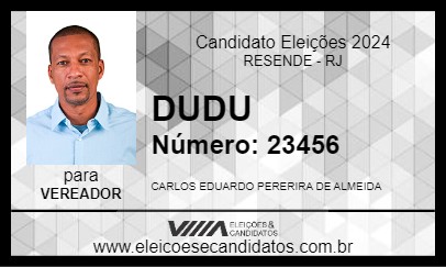 Candidato DUDU 2024 - RESENDE - Eleições