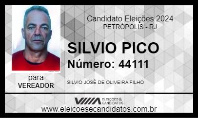 Candidato SILVIO PICO 2024 - PETRÓPOLIS - Eleições