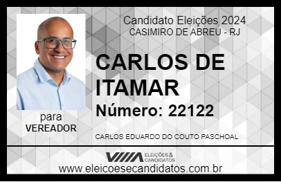 Candidato CARLOS DE ITAMAR 2024 - CASIMIRO DE ABREU - Eleições