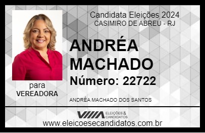 Candidato ANDRÉA MACHADO 2024 - CASIMIRO DE ABREU - Eleições