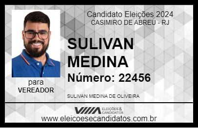 Candidato SULIVAN MEDINA 2024 - CASIMIRO DE ABREU - Eleições