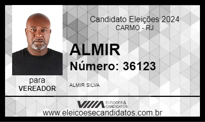 Candidato ALMIR 2024 - CARMO - Eleições