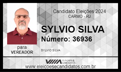 Candidato SYLVIO SILVA 2024 - CARMO - Eleições