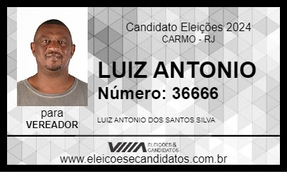 Candidato LUIZ ANTONIO 2024 - CARMO - Eleições