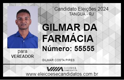 Candidato GILMAR DA FARMÁCIA 2024 - TANGUÁ - Eleições