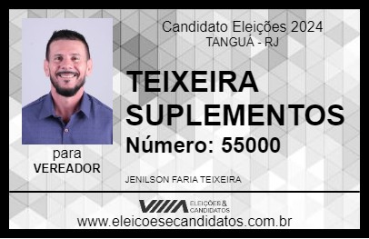 Candidato TEIXEIRA SUPLEMENTOS 2024 - TANGUÁ - Eleições