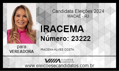 Candidato IRACEMA 2024 - MACAÉ - Eleições