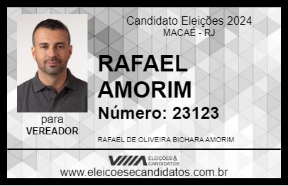 Candidato RAFAEL AMORIM 2024 - MACAÉ - Eleições