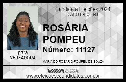 Candidato ROSÁRIA POMPEU 2024 - CABO FRIO - Eleições