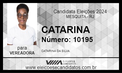 Candidato CATARINA 2024 - MESQUITA - Eleições