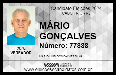 Candidato MÁRIO GONÇALVES 2024 - CABO FRIO - Eleições