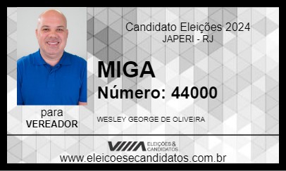 Candidato MIGA 2024 - JAPERI - Eleições