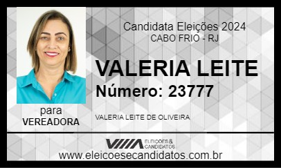 Candidato VALERIA LEITE 2024 - CABO FRIO - Eleições