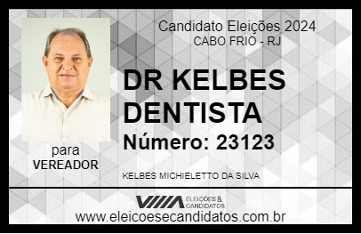 Candidato DR KELBES DENTISTA 2024 - CABO FRIO - Eleições