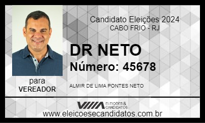 Candidato DR NETO 2024 - CABO FRIO - Eleições