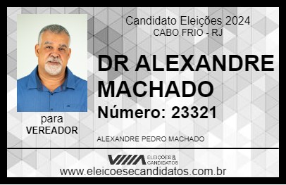 Candidato DR ALEXANDRE MACHADO 2024 - CABO FRIO - Eleições