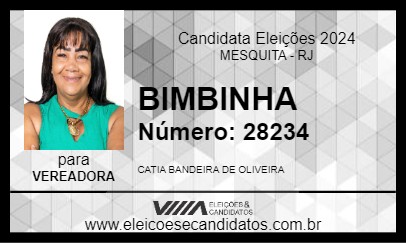 Candidato BIMBINHA 2024 - MESQUITA - Eleições