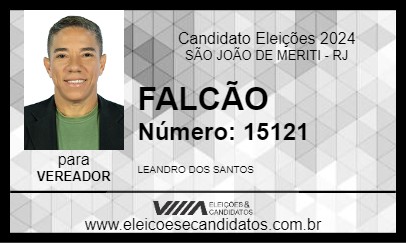 Candidato FALCÃO 2024 - SÃO JOÃO DE MERITI - Eleições