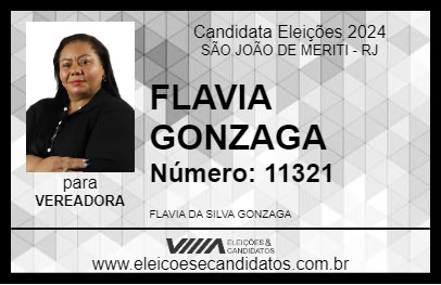 Candidato FLAVIA GONZAGA 2024 - SÃO JOÃO DE MERITI - Eleições