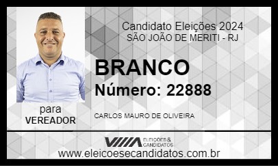 Candidato BRANCO 2024 - SÃO JOÃO DE MERITI - Eleições